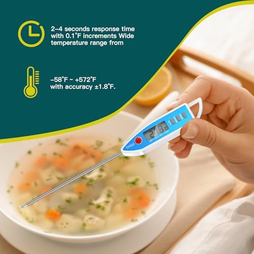 Copkim 10 Set Digital Food Thermometer Long Probe Instant - Image 6