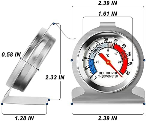 MEANLIN MEASURE 5Pcs Refrigerator Thermometer - Image 2