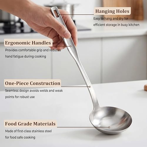 TeamFar Stainless Steel Cooking Utensils Set - Image 3