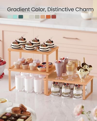SONGMICS Cabinet Organizer Shelf, Kitchen Storage - Image 3