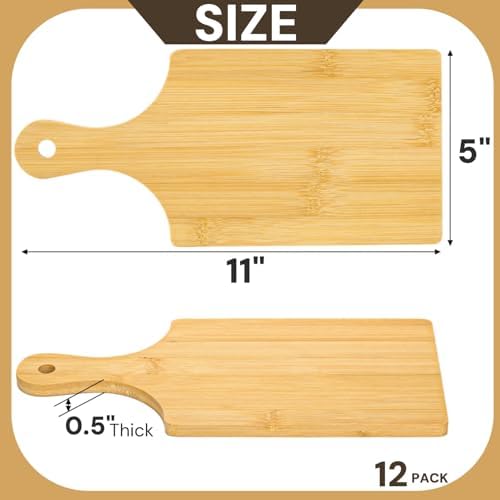 12 Pack Bamboo Cutting Board - Image 2