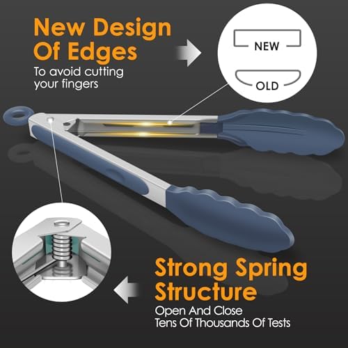 HOTEC Stainless Steel Kitchen Tongs - Image 6
