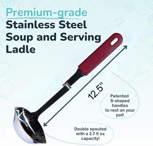 Souper Cubes Soup Ladle Stainless Steel - Image 5