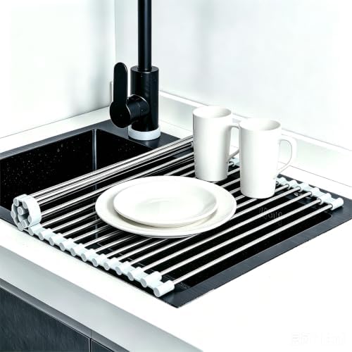 Roll Up Dish Drying Rack Over Sink, Use 304 Stainless Steel, 17.7"x15.7" by Unknown