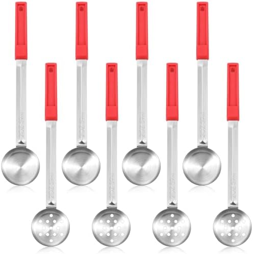 Teenyyou 8 Pcs Portion Control Serving Spoons Scoops, 2 oz by Teenyyou