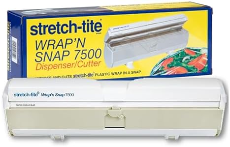 Stretch-Tite Wrap'n Snap 7500 Dispenser, Easy Refill and Cutter by Stretch-Tite