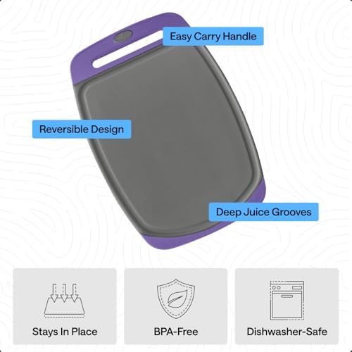 GORILLA GRIP BPA-Free Reversible Cutting Board - Image 5