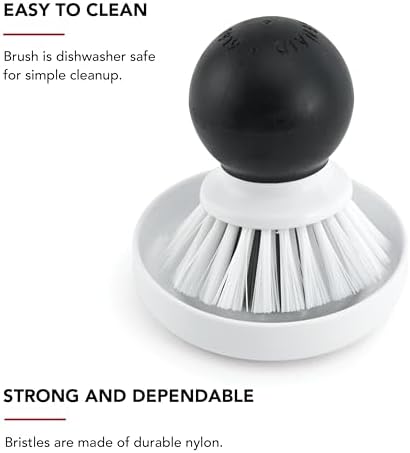 KitchenAid Palm Brush with Dish Tray to Keep Countertops Dry and Clean - Image 3