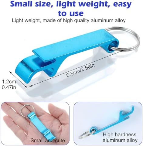 200 Pcs Colored Aluminum Bottle Opener Keychain Bulk, Claw Soda Beverage Beer - Image 4