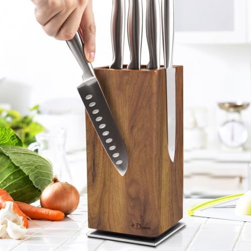 Dmore magnetic knife block without knives 360° rotatable knife holder stand by Dmorealwaysdomore