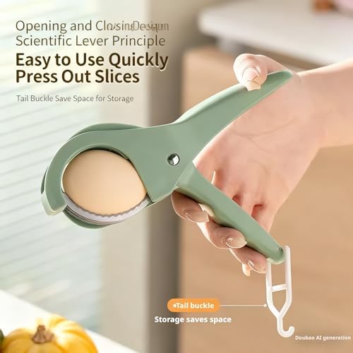 Herb Scissors, 5 Stainless Steel Blades Kitchen Salad Chopper, Dishwasher Safe - Image 3