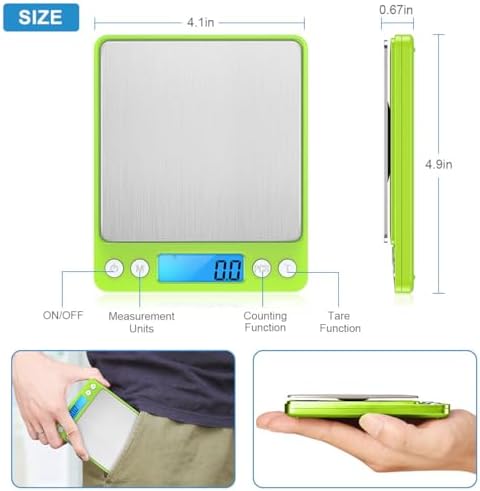 Digital Scale, 0.01 Ounces, 0.1 Grams Accuracy Mini Kitchen Food Scale - Image 5