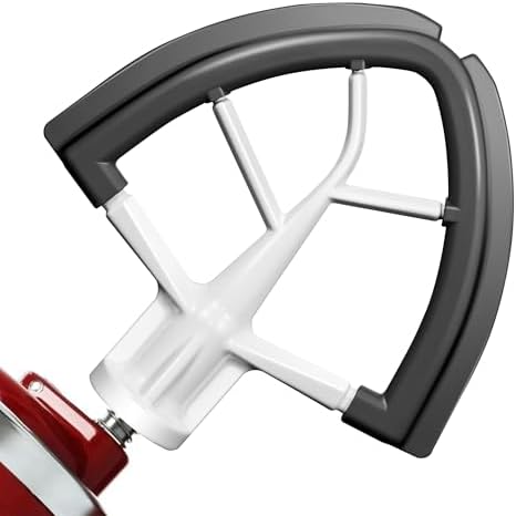 Flex Edge Beater for KitchenAid 4.5-5 Qt Tilt-Head Stand Mixers, Paddle Gray by FocusOnValuedProducts