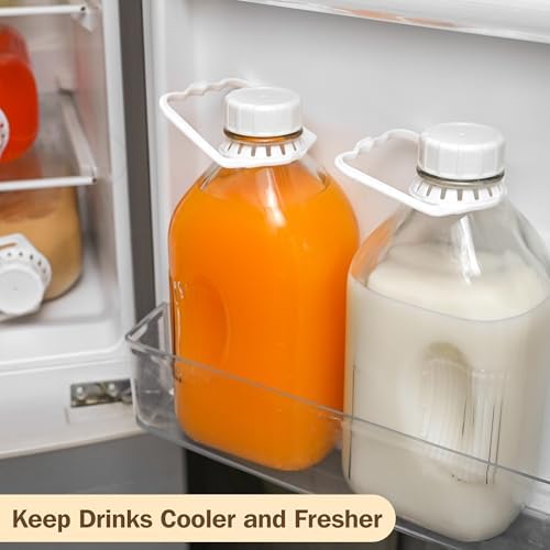 KMIGRUAN 64oz Glass Milk Bottle - Image 4