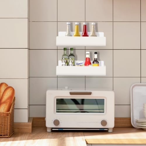 9 Inch Acrylic Spice Rack Wall Mount, 2 Pack - Image 4