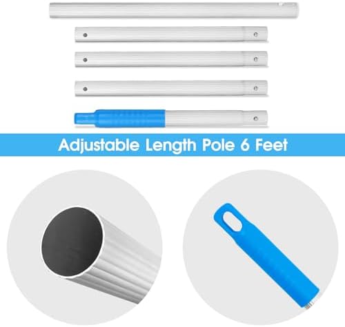 TidyMister Ultra-Fine Mesh Pool Skimmer Net - Image 5