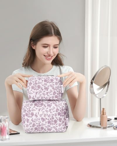 Narwey Makeup Bag Travel Toiletry Bag, Cosmetic Bag - Image 6