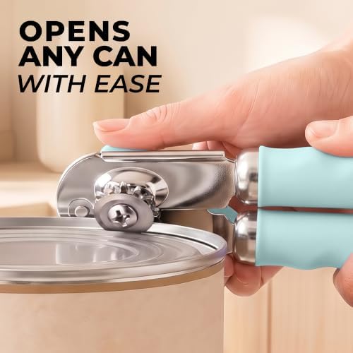 Zulay Kitchen Stainless Steel Swing Open Manual Can Opener Comfortable Grip - Image 2