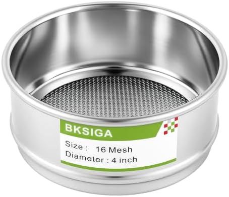 304 Stainless Steel Wire Cloth Lab Sieves, 16 Mesh Test Sieve by Unknown