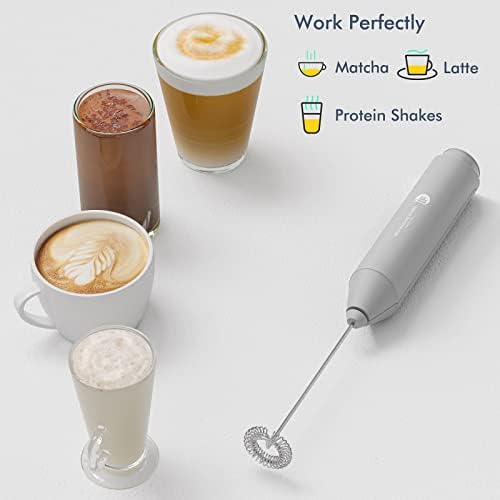 Powerful Milk Frother Handheld Foam Maker, Mini Whisk Drink Mixer - Image 4