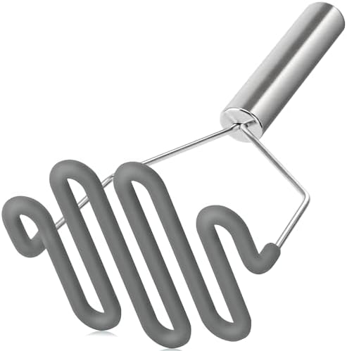 Urbanstrive Non-Scratch Silicone Potato Masher Kitchen Tool, Potatoes Masher by Urbanstrive