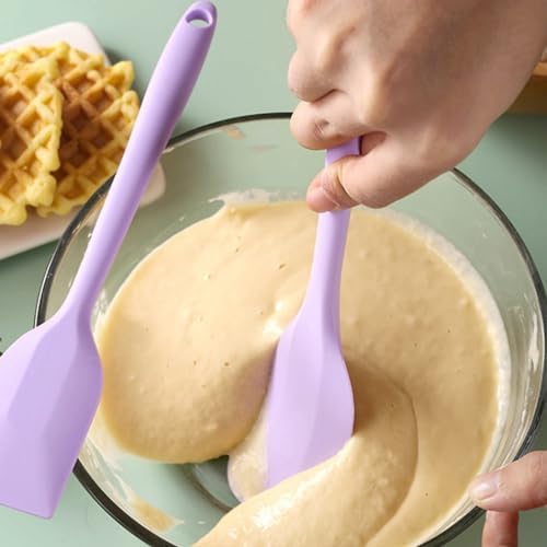 8 Pack Mini Silicone Spatula Set, 8.3 Inch Small Rubber Spatula Heat Resistant - Image 4