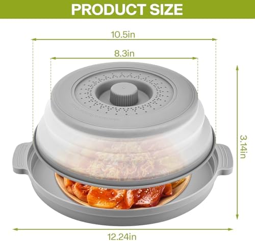 2 Pack Microwave Splatter Cover - Image 6