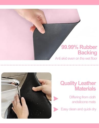 Dish Drying Mat for Kitchen Counter, Rubber Backed - Image 5