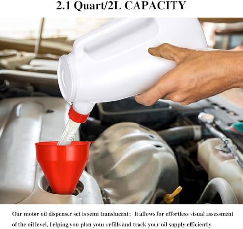 1 Pack 1.2 Quart/1.2L Oil Measuring Container Automotive, Engine Oil Measuring - Image 3