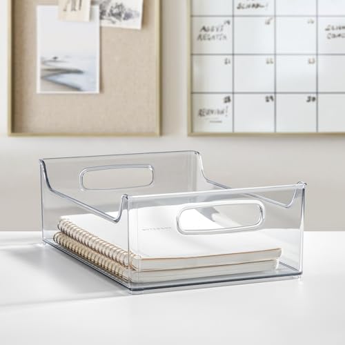 iDesign Stackable Clear Plastic Storage Bin - Image 6