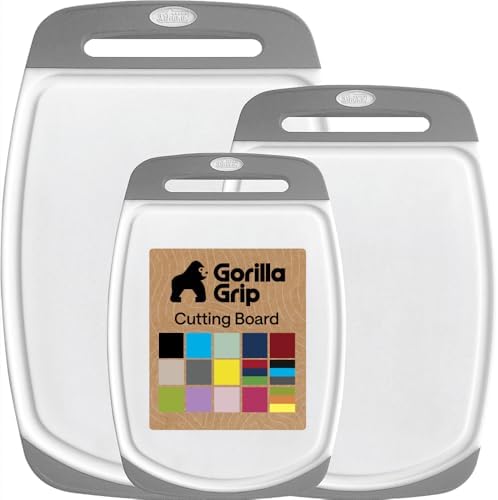 GORILLA GRIP BPA-Free Reversible Kitchen Cutting Board by GorillaGrip
