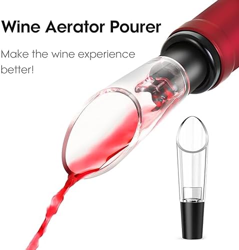 Beneno Corkscrew Wine Bottle Opener Wine Accessories Gift Set, Ingot Silver - Image 6