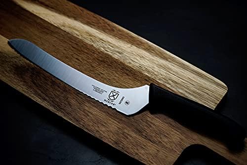 Mercer Culinary M23890 Millennia Black Handle, 9-Inch Offset Wavy Edge - Image 5