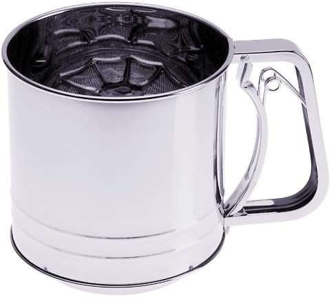 PrepWorks Flour Sifter – Stainless Steel Hand Crank Sifter by Unknown