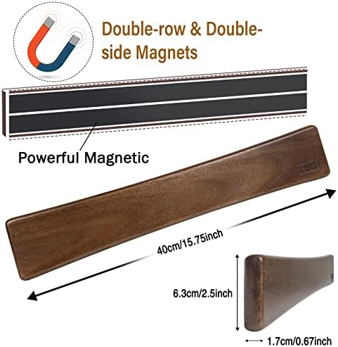 HOSHANHO Magnetic Knife Strips, Magnetic Knife Holder - Image 2