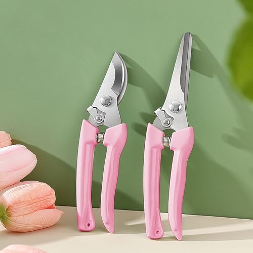 2pcs Garden Flower Shears Pruning Shears 6.9 inches Scissors Lightweight Plant - Image 6