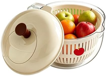Salad Spinner, Salad Washer And Spinner, Fruit And Vegetable Washer & Dryer by Unknown
