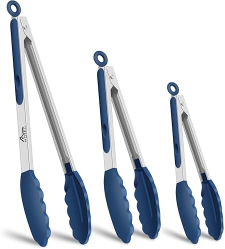 HOTEC Stainless Steel Kitchen Tongs by Hotec