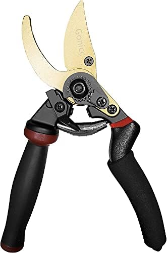 gonicc 8.5" Professional Rotating Bypass Titanium Pruning Shears - Image 3