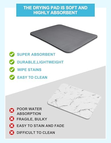 Dish Drying Mat for Kitchen Counter - Image 3