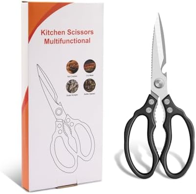 CGBE Kitchen Scissors All Purpose Heavy Duty, Ultra Sharp Stainless Steel - Image 7