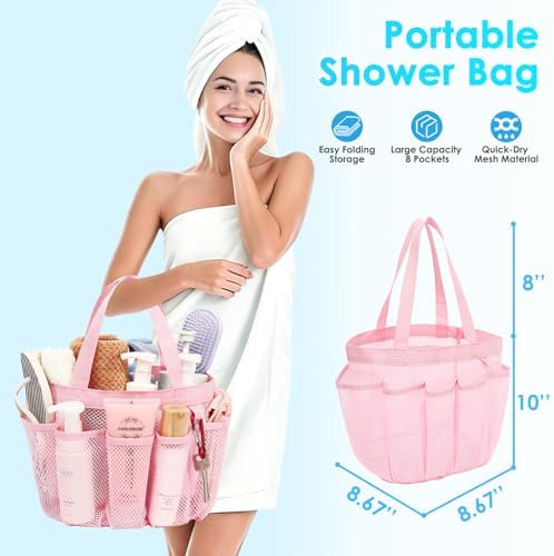 Fammart Mesh Shower Caddy Portable - Image 2