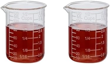 Ackers Etching Scale Measuring Glass -V-Shaped Spout Made of High Borosilicate by AckersBORO33