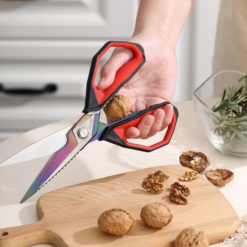 LIVINGO 9" Sharp Kitchen Scissors - Image 7