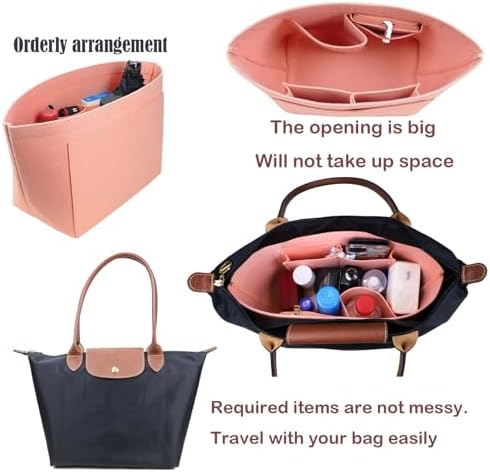 Lckaey Purse Organizer Insert for Le Pliage Neo Handbags Insert - Image 3