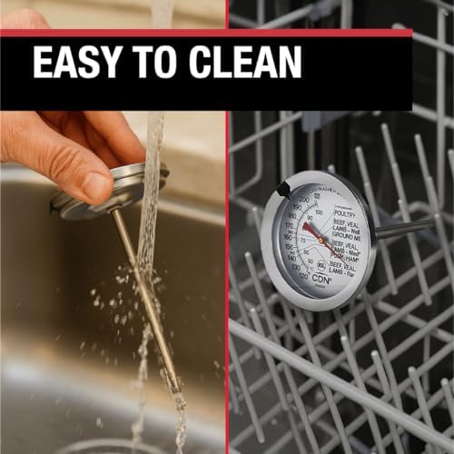 CDN Ovenproof Meat Thermometer NSF Certified Pro Accurate, Temperature Guide on - Image 7