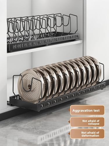 pots and pans organizer under cabinet, pot lid organizers inside cabinet holders - Image 3