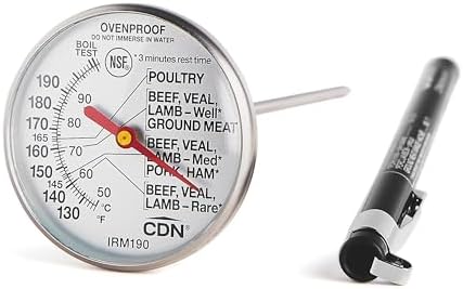 CDN Ovenproof Meat Thermometer | NSF® Certified | ProAccurate® | 1.75" Dial | by CDN-ComponentDesignNorthwestInc