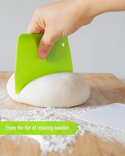 Dough Scraper Bowl Scraper ，Food safe Plastic Dough Cutter， Flexible Plastic - Image 2