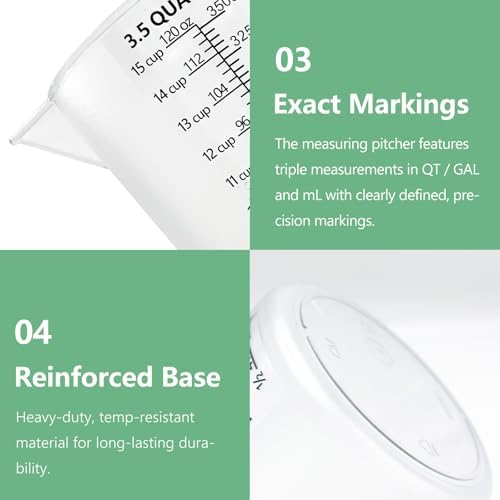 Plastic Measuring Cup with Handle, Pool Chemical Measuring Cup, Plastic - Image 6